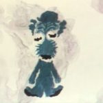 Голубой щенок